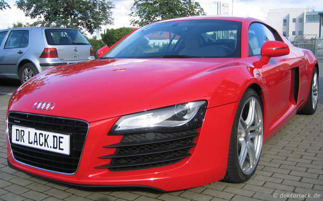 Oberflächenversiegelung eines Audi R8
